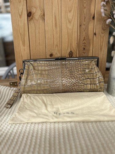 Reiss vintage tan croc - reiss,
