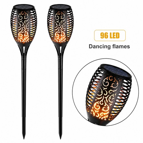Solar led flame torch - led,