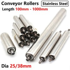Dia 25/38mm Stainless Steel Heavy Duty Assembly Line Conveyor Rollers 100-1000mm