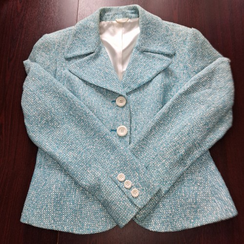 Hobbs blue tweed jacket 12 - hobbs,