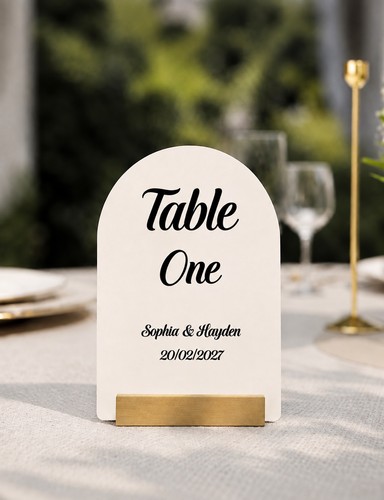 Personalised wedding table - personalised,