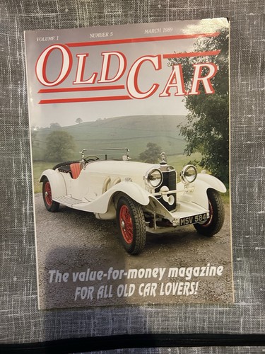Old car magazine march - car,