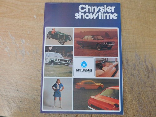 Chrysler 1972 1973 showtime - showtime, uk
