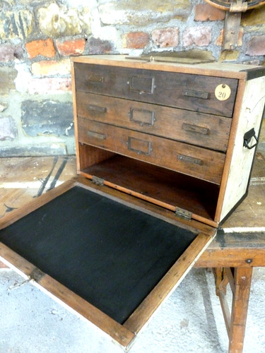 Vintage engineers tool - tool, chest