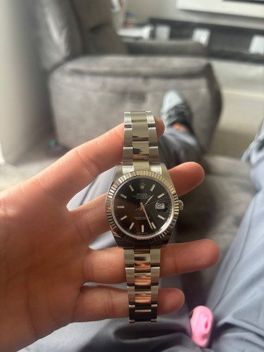 Rolex datejust men - rolex, black