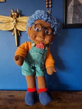 Vintage Ragdoll Ltd Tots TV 1993 Tom Bendysoft Plush Doll Toy Velvet Face 16”