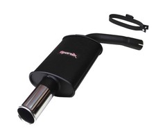 Ford Escort MK3 & MK4 XR3i Sportex Exhaust Tailbox Single 3"