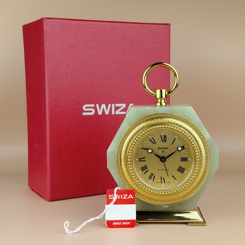 Vintage swiza clock office - vintage,