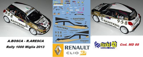Decal renault clio r3t - decal,