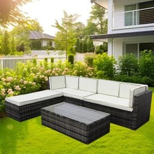 6 Seater Rattan Garden