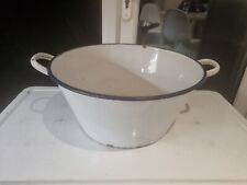 Original French  Enamel Tin