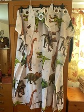 Boys Dinosaur Curtains - Width