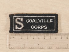 Vintage Salvation Army Coalville Corps Patch Badge Felt Embroidered Original