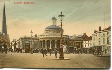 Pony & Traps outside the Cornhill Bridgwater.Somerset.                   R124