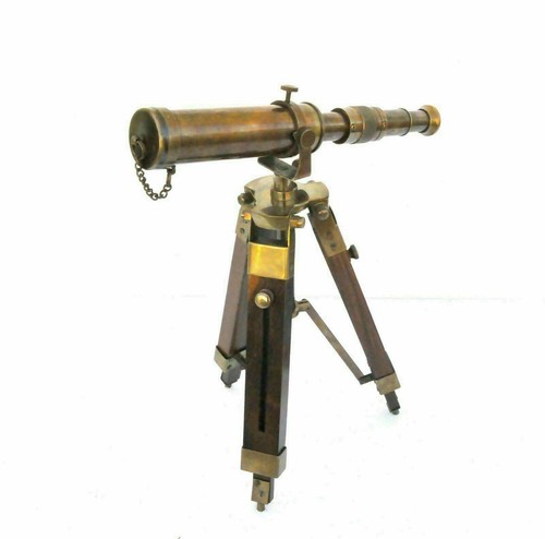 Brass nautical spyglass - brass,