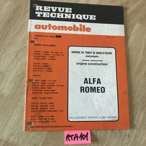 Alfa romeo times workshop - romeo,