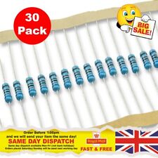 30PCS 1/2W Watt ±1% 1ohm 1Ω to 2Mohm 2MΩ Metal Film Resistors 60 Values Arduino