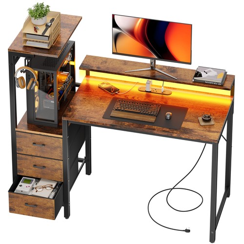 Gaming desk with deawers - gaming,
