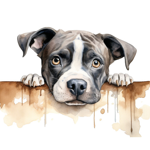American bulldog car decal - 8x,