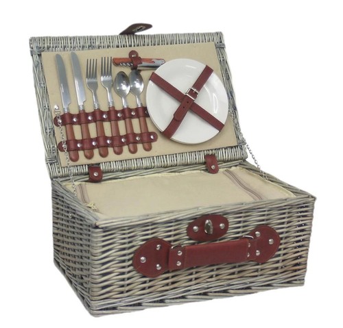 Red hamper fh005 - wicker, 2