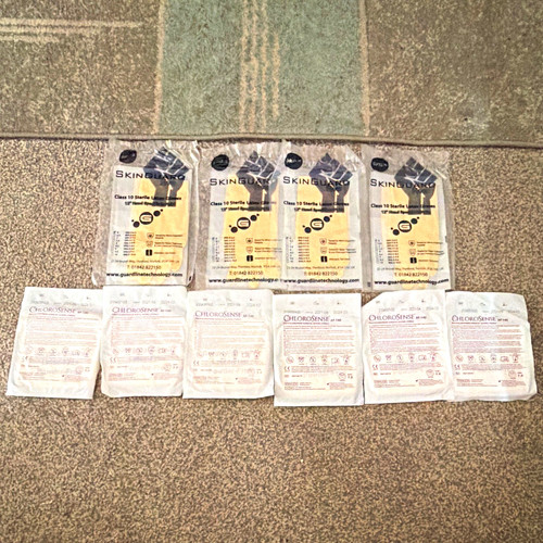 Pairs surgical gloves - pairs, of