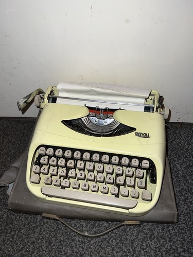 Royal portable typewriter - royal,