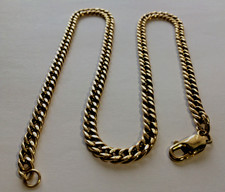 9CT YELLOW GOLD HEAVY CUBAN