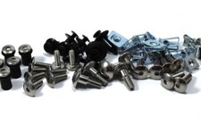 Pour Suzuki Gsxr GSX-R 750 1985-1987 Tête de fourche & pare-brise Vis Inox Kit