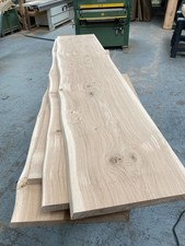 Waney Edge Oak boards -  Various Lengths and Widths 36-38mm Thick
