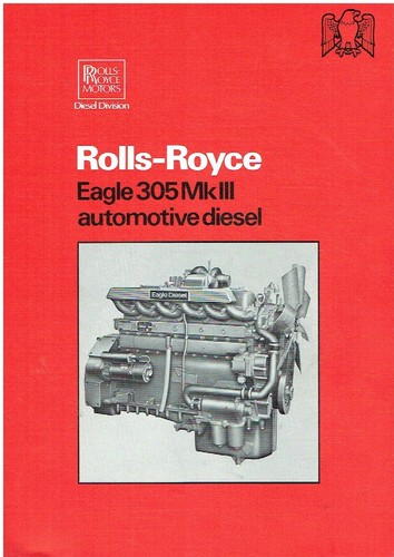 Rolls royce eagle 305 mkiii - rolls-royce,