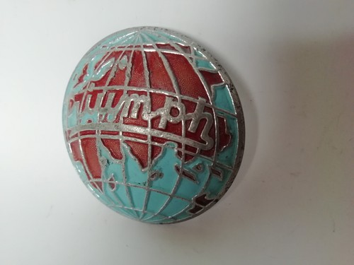 Triumph original enamel - enamel, globe