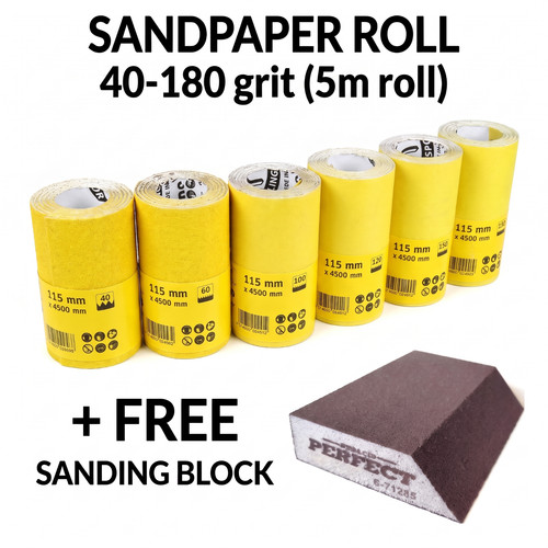 115mm sandpaper roll - x, 4.5m