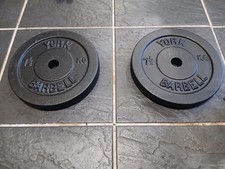 2 X 7.5 KGS YORK 'ONE - INCH'