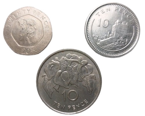 Helena gibraltar coin lot - st, &