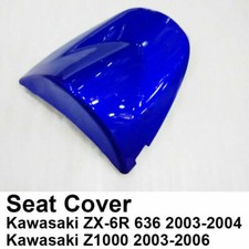 Motorcycle Blue Rear Seat