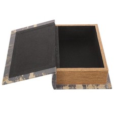  2 PCS Book Shape Storage Box Fake Decor Hidden Book-shaped Container