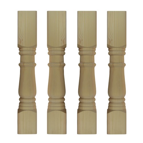 Set chunky pine - pine, refectory