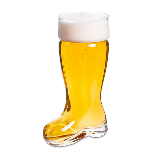 Glass beer boot - beer, 2