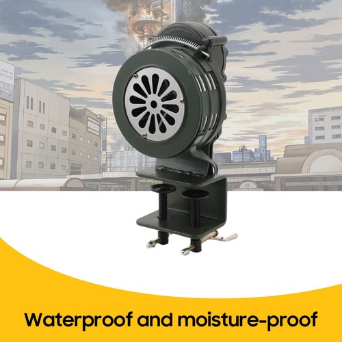 Handheld air raid siren - siren,