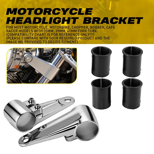 Chrome headlight mount - chrome,