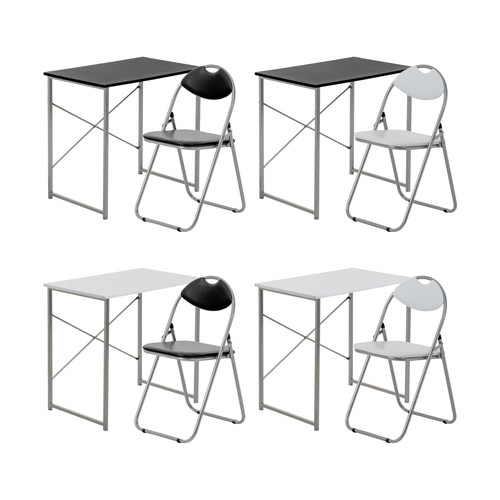 Office desk chair set - desk, &