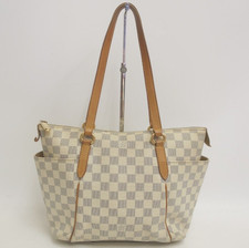 Authentic Louis Vuitton Damier Azur Totally PM Shoulder Tote Bag #33769