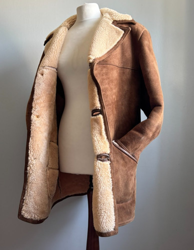 Mens sheepskin shearling - sheepskin, coat