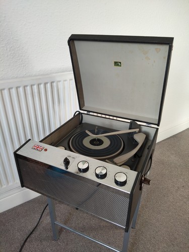 Vintage hmv record player - hmv,