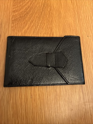 Vintage leather credit card - vintage,
