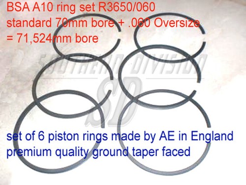 R3650 060 piston rings - piston,