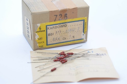 10x 1960s siemens karbowid - 10x,