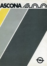 Opel Ascona 400 sales brochure