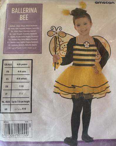 Ballerina bee kids costume - ballerina, age