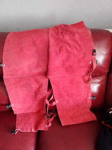 Welder chaps leather - chaps,